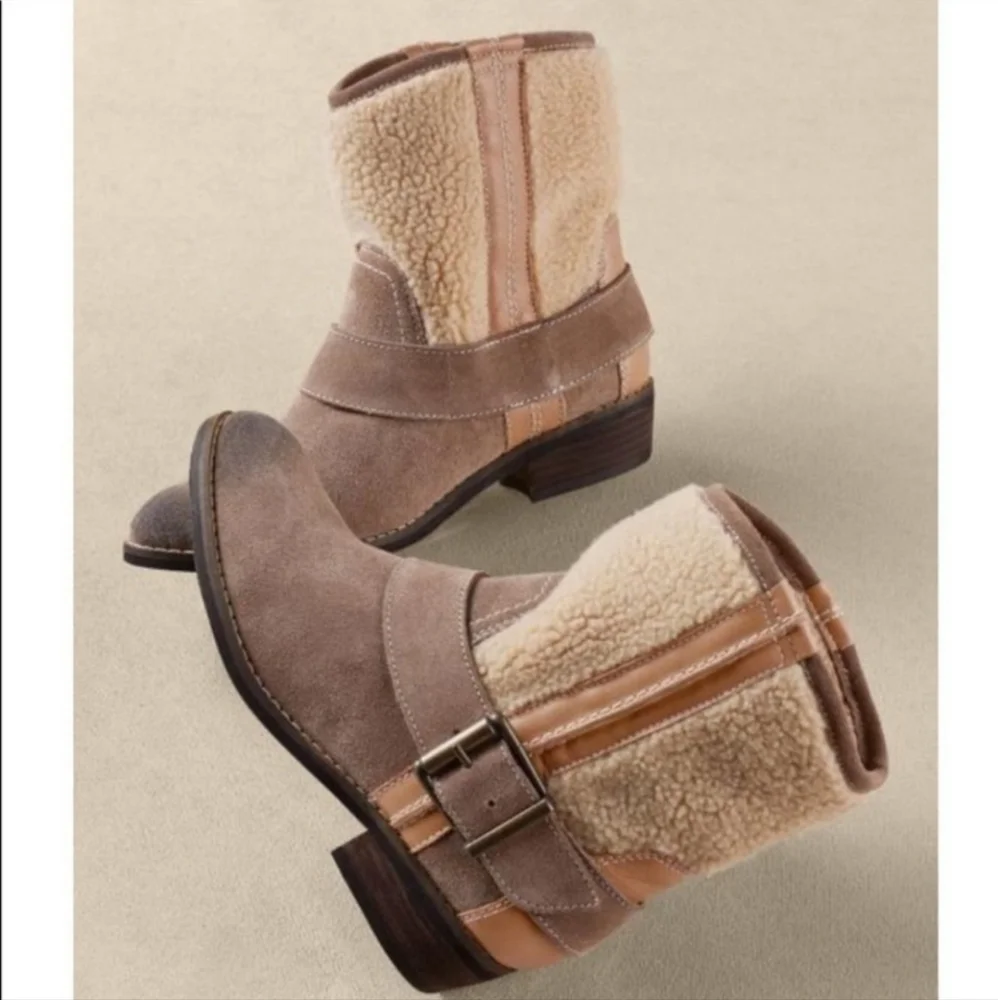 Kelsi Dagger KDB x Free People Tempest Boot‎ Sherpa Suede